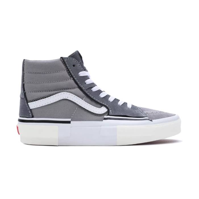 ヴァンズ Vans 【 Sk8-Hi Reconstruct Men Grey 】 滑るご機嫌 メンズ 薄墨色 薄墨色