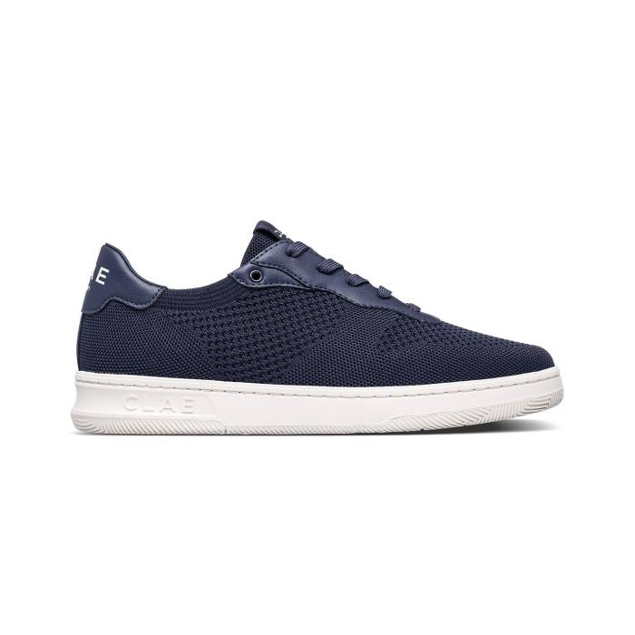 粘土 Clae 【 Malone Knit Men Blue 】 編み物 メンズ 青碧 青碧