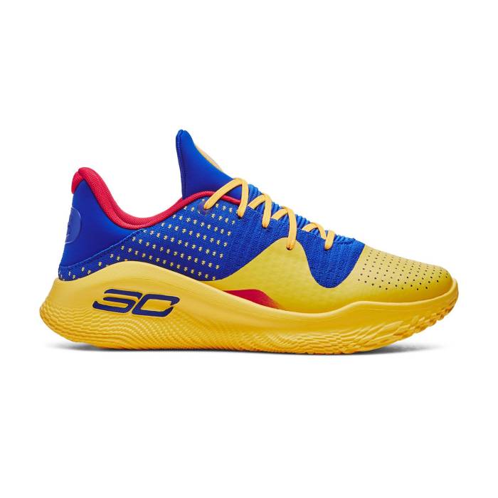 アンダーアーマー Under Armour 【 Unisex Curry 4 Low Flotro Men Blue 】 カリー メンズ 青味 青み