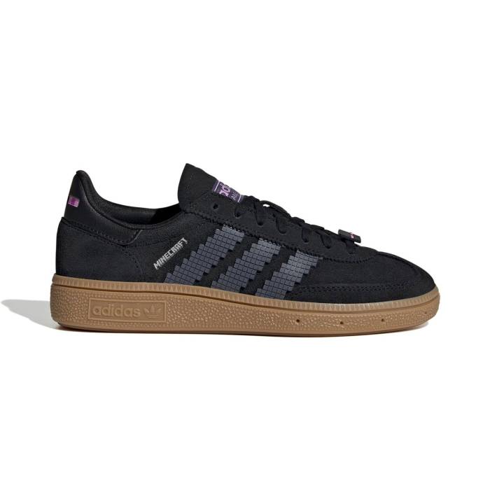 アディダス Adidas Originals 【 Adidas Handball Spezial J X Minecraft Kids Black 】 アディダス ハンドボール スペシアル お坊っちゃん キッズ 黒いこと 黒いこと