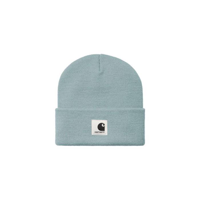 鉄道車両ハート形 ダブリューアイピー Carhartt Wip 【 W\u0027 Ashley Beanie Women Blue 】 旗がしら かぶり笠 レディース 青味 青み