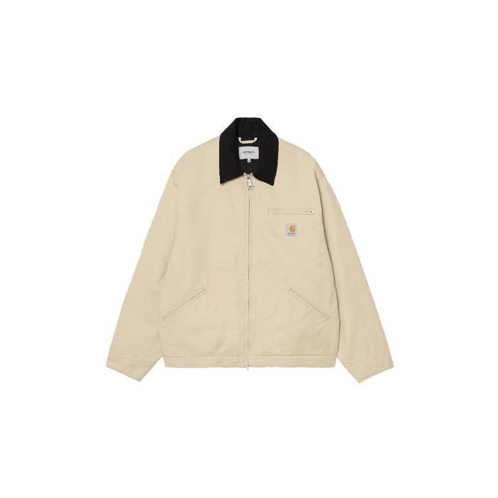 鉄道車両ハート形 ダブリューアイピー Carhartt Wip 【 Og Detroit Jacket Men Offwhite 】 自動車の街 Jacket 上衣 メンズ
