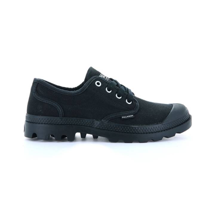 パラディウム Palladium 【 Pampa Oxford Women Black 】 パンパ オックスフォード レディース 黒いこと 黒いこと