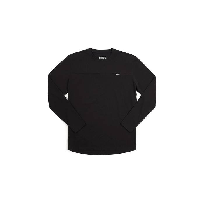 クロム Chrome 【 Holman Performance Long Sleeve Shirt Men Black 】 パフォーマンス Sleeve スリーブ メンズファッション トップス Tシャツ カットソー メンズ 黒色 ブラック