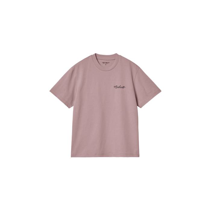 カーハート ダブリューアイピー Carhartt Wip 【 W' S/S Stitch T-Shirt Women Pink 】 半袖 Tシャツ Tシャツ レディースファッション トップス Tシャツ カットソー レディース pink ピンク