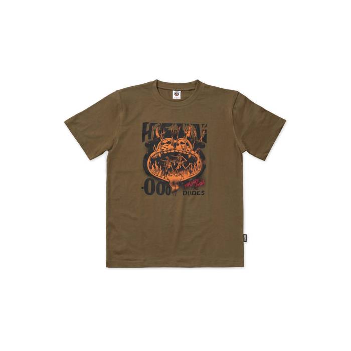 The Dudes 【 Hellooo T-Shirt Men Green 】 Tシャツ メンズファッション トップス Tシャツ カットソー メンズ green 緑・グリーン