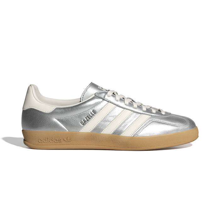 アディダス Adidas Originals 【 Adidas Gazelle Indoor Men Silver 】 アディダス ガゼル 靴 メンズ靴 スニーカー メンズ Silver 銀色・シルバー