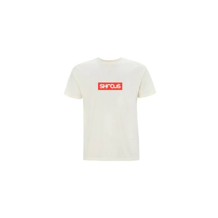 Shooos 【 Red Logo T-Shirt Limited Edition Unisex White 】 Red 赤・レッド ロゴ Tシャツ メンズファッション トップス Tシャツ カットソー ユニセックス 白色 ホワイト