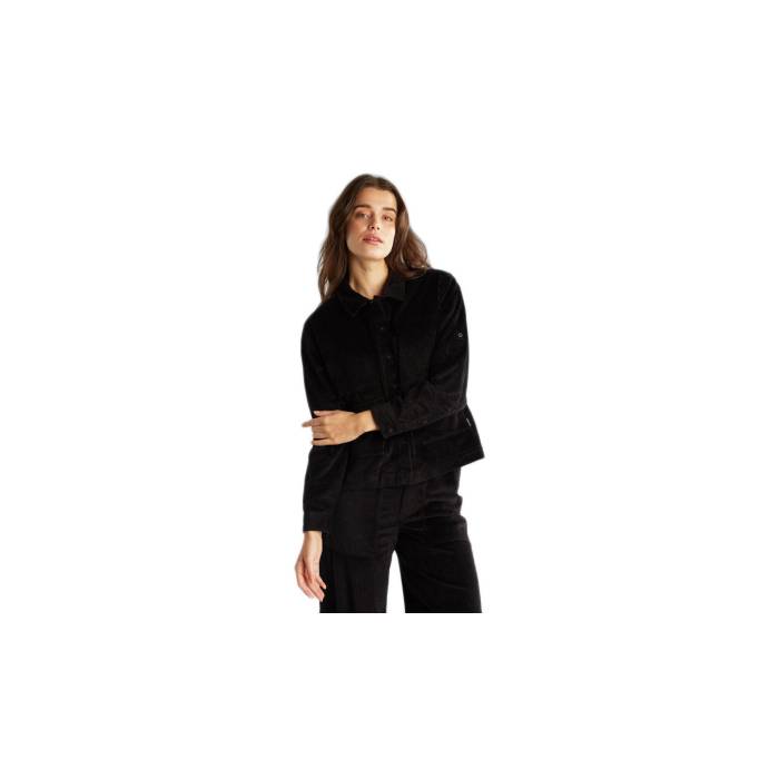 Dedicated 【 Shirt Lima Corduroy Black Women Black 】 コーデュロイ 黒色 ブラック レディースファッション トップス その他 レディース 黒色 ブラック