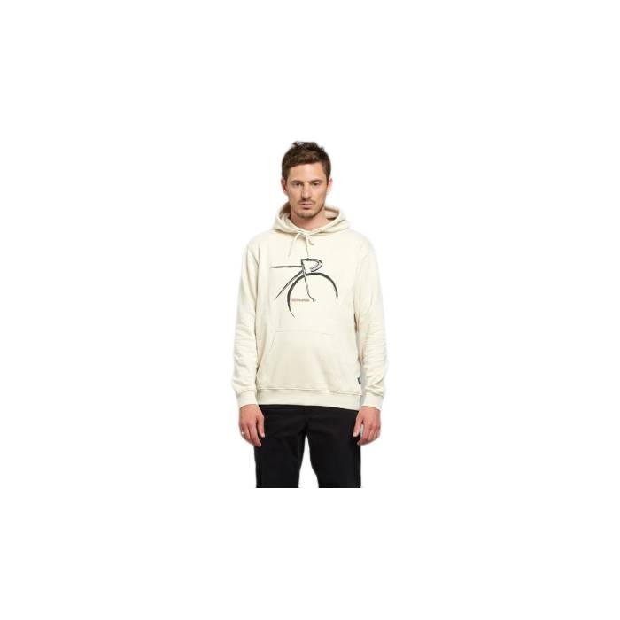 Dedicated 【 Hoodie Falun Side Bikes Oat White Men White 】 フーディー パーカー 白色 ホワイト メンズファッション トップス パーカー メンズ 白色 ホワイト