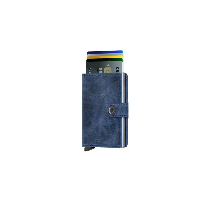 Secrid 【 Miniwallet Vintage Blue Unisex Blue 】 vintage ビンテージ・ヴィンテージ 青碧 青碧 ユニ一発やる 青碧 青碧