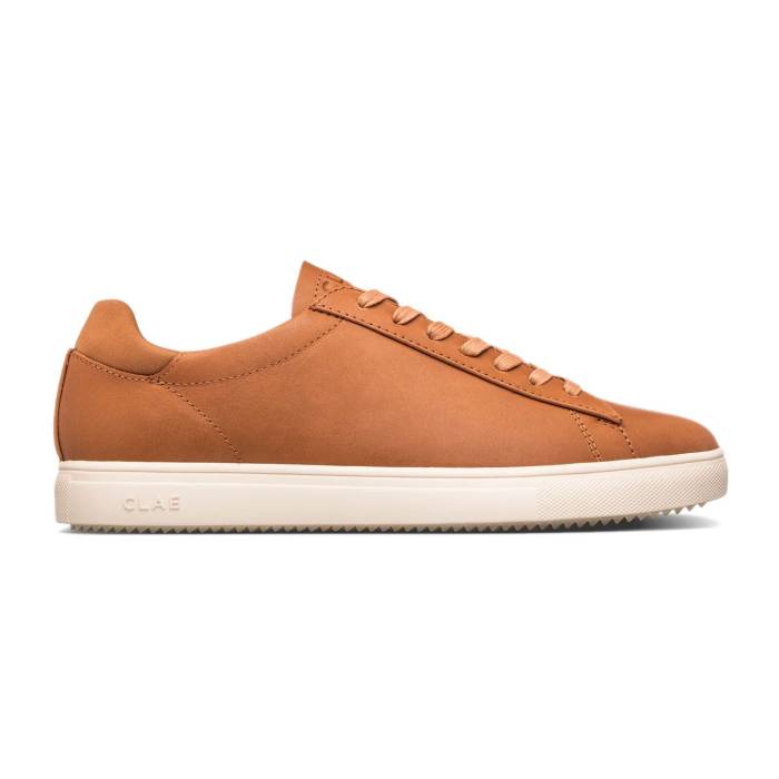 粘土 Clae 【 Bradley Cashew Brown Leather Unisex Brown 】 赤銅色 赤銅色 なめし革 ユニ一発やる 赤銅色 赤銅色