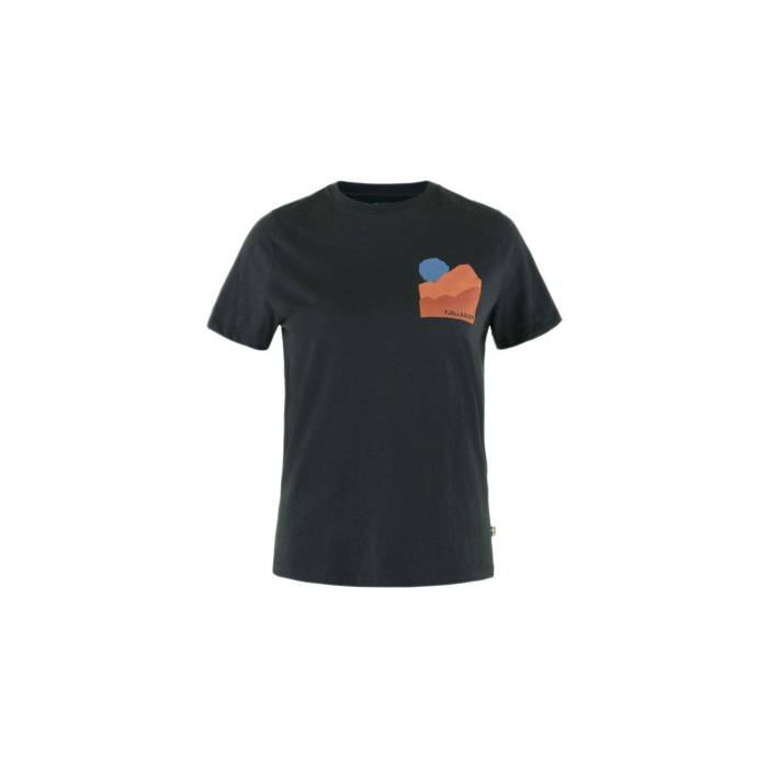 【 Nature T-Shirt W Women Black 】 プルオーバー レディース 黒いこと 黒いこと
