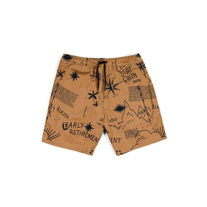The Dudes 【 Trail Blazer Shorts Men Brown 】 ブレイザー さる股引き メンズ 赤銅色 赤銅色