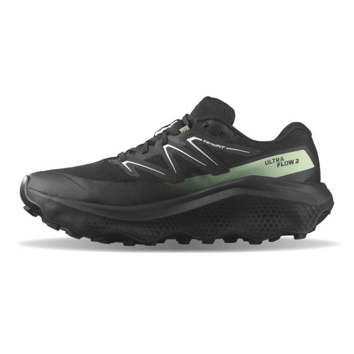 サロモン Salomon 【 Ultra Flow 2 Gtx Men Black 】 ultra ウルトラ 流出受け答え メンズ 黒いこと 黒いこと