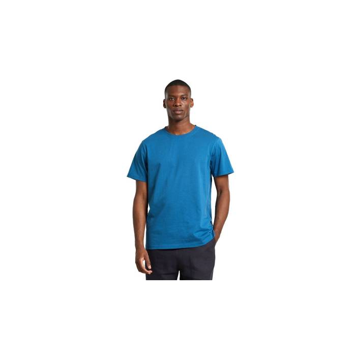 Dedicated 【 T-Shirt Stockholm Base Midnight Blue Men Blue 】 プルオーバー 青み 青色 メンズ 青み 青色