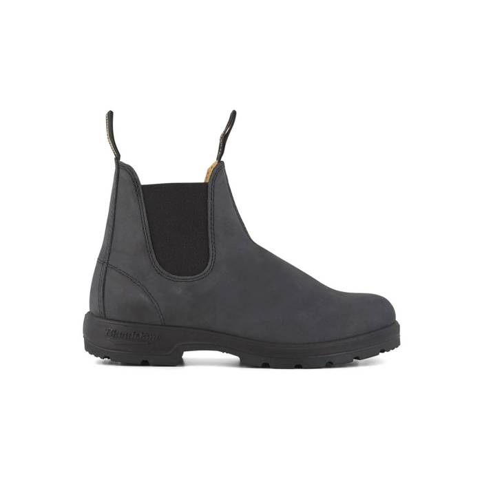ブランド名石ころ Blundstone 【 587 Chelsea Boots Rustic Black Unisex Black 】 ブーツ 黒いこと 黒いこと ユニ一発やる 黒いこと 黒いこと