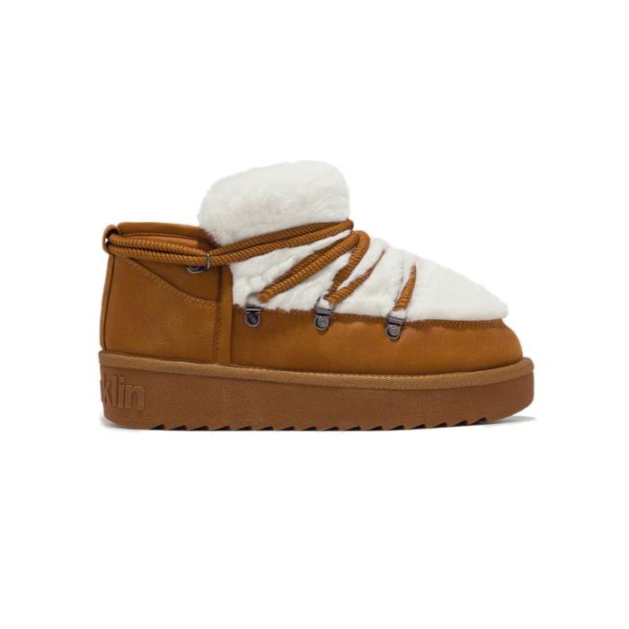 D.franklin 【 Nordic Trk Fur Low Women Brown 】 レディース 赤銅色 赤銅色