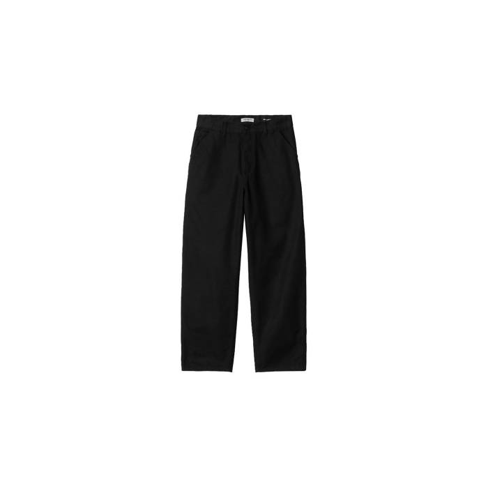 鉄道車両ハート形 ダブリューアイピー Carhartt Wip 【 W\u0027 Brandon Single Knee Pant Women Black 】 ズボン下 レディース 黒いこと 黒いこと