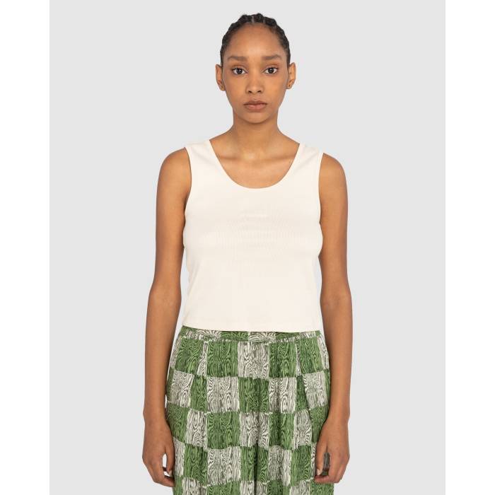 【★百貨店SALE★6/11夜夜中2時迄】化学元素 Element 【 Womens Yarnhill Crop Top Womens Parchment 】 レディース Crop クロップ レディース