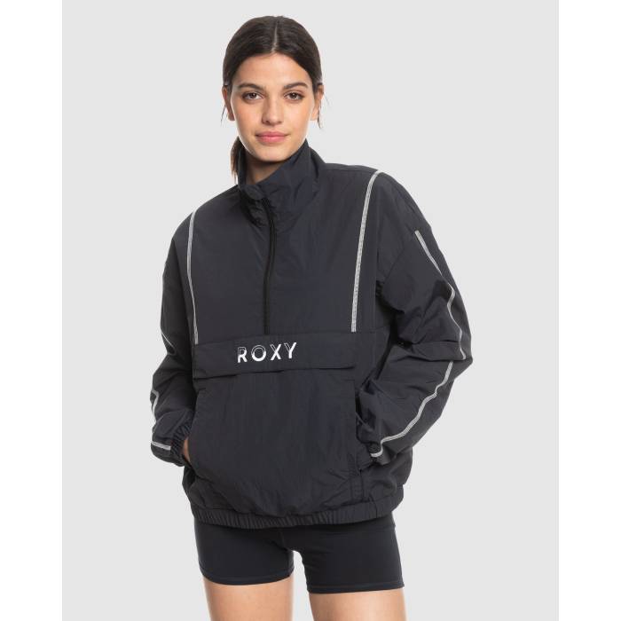 ロキシー Roxy 【 Womens Bold Moves Windproof Jacket Womens Anthracite 】 レディース Jacket ジャケット レディース
