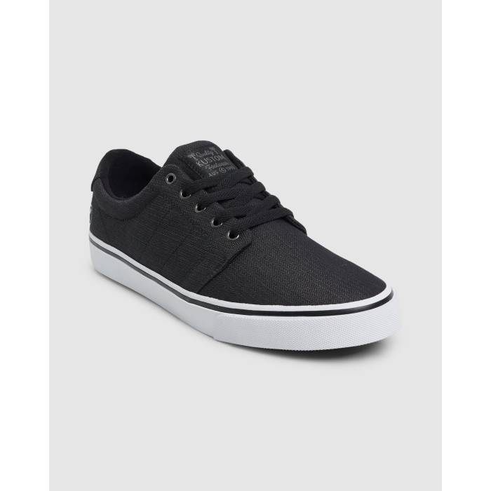 Kustom 【 Mens Layday Sneakers Mens Black Granite 】 メンズ メンズ 黒いこと 黒いこと