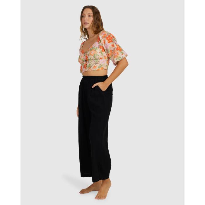 ビラボン Billabong 【 Womens Follow Me Pants Womens Black 】 レディース レディース 黒色 ブラック