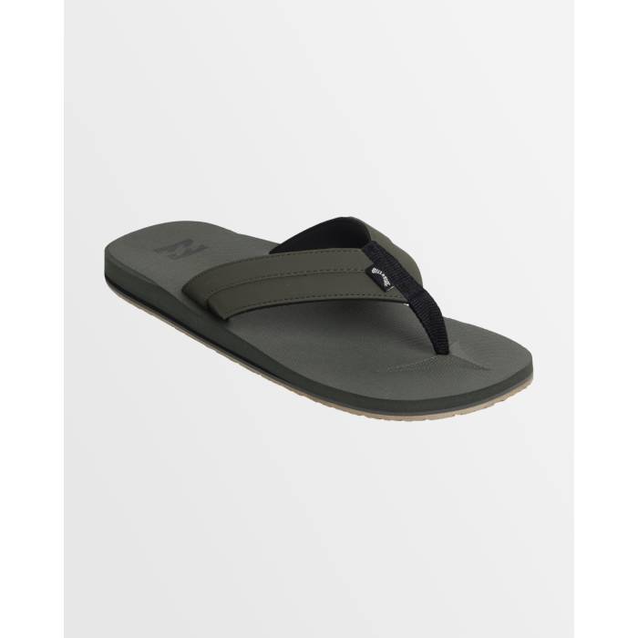 散らし広告ボン Billabong 【 Mens All Day Impact Thongs Mens Military 】 メンズ 差しひびき メンズ 靴-メンズ靴