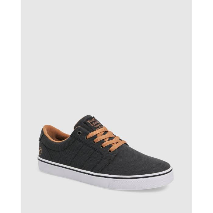 Kustom 【 Mens Layday Sneakers Mens Black/Tan 】 メンズ メンズ 黒いこと 黒いこと