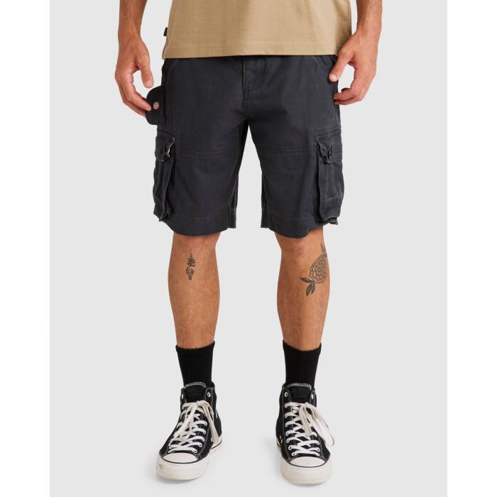 エレメント Element 【 Mens Source Cargo Shorts Mens Off Black 】 メンズ カーゴ ショーツ メンズ 黒色 ブラック|スニケス