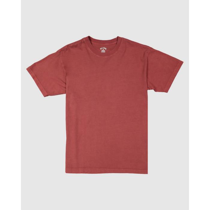 散らし広告ボン Billabong 【 Mens Premium Wave Wash T-Shirt Mens Brick 】 メンズ Premium 割り増し金 Wave ウェーブ・ウェイブ プルオーバー メンズ