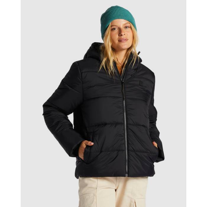 ビラボン Billabong 【 Womens Transport Puffer Jacket Womens Black 】 レディース Jacket ジャケット レディース 黒色 ブラック