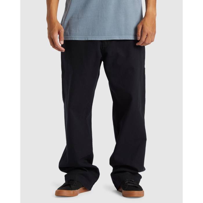 クイックシルバー Quiksilver 【 Mens Carpenter Canvas Cargo Pants Mens Black 】 メンズ カーゴ メンズ 黒色 ブラック