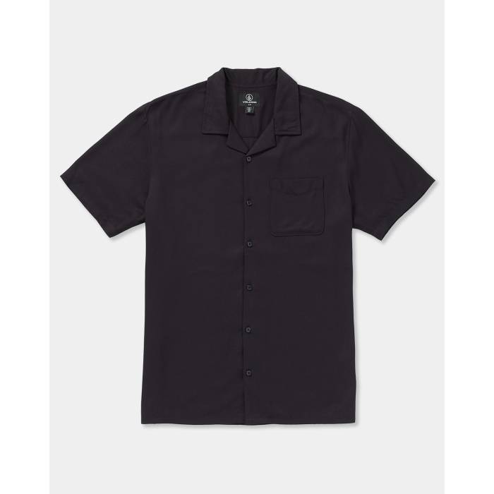 ボルコム Volcom 【 Mens Rakstone Short Sleeve Shirt Mens Black 】 メンズ Sleeve スリーブ メンズ 黒色 ブラック