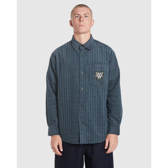 Worship 【 Mens Chapter Long Sleeve Shirt Mens Blackberry 】 メンズ Sleeve スリーブ メンズ