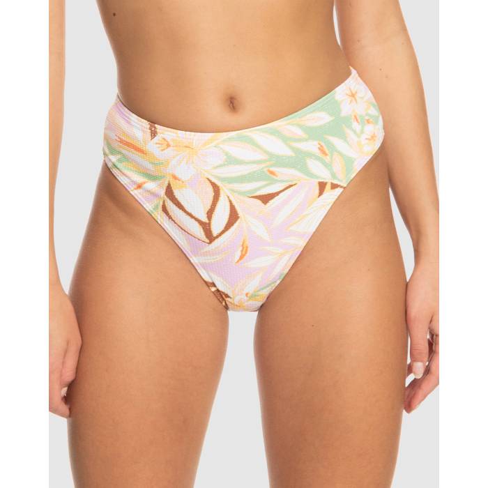 ロキシー Roxy 【 Womens Meadow Flowers Midwaist Mod Bikini Bottom Womens Quiet Green Coast 2 Coast 】 レディース ズボン ボトムス レディース green 緑・グリーン
