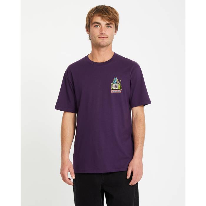 ボルコム Volcom 【 Mens Catv Bsc T-Shirt Mens Grape Royale 】 メンズ プルオーバー メンズ