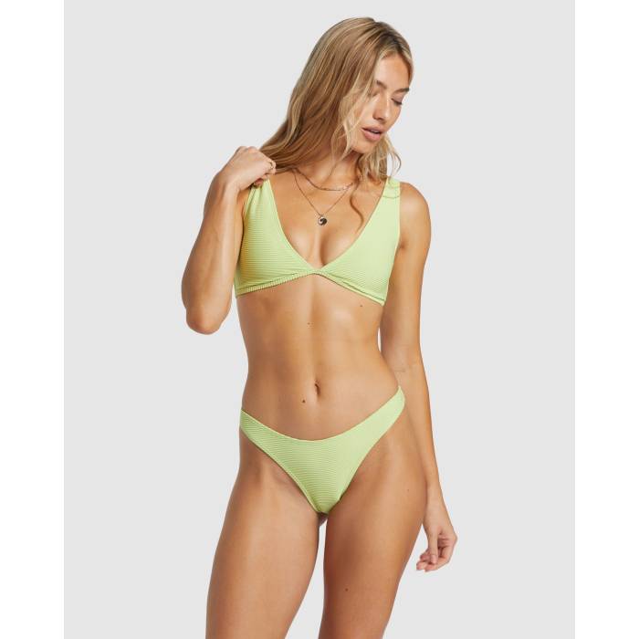 【★百貨店SALE★6/11十二時2時迄】散らし広告ボン Billabong 【 Womens Tanlines Ava Tank Bikini Top Womens Lime Zest 】 レディース 貯蔵タンクいの一番 レディース 菩提樹