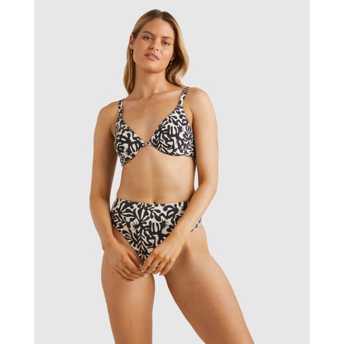 【★百貨店SALE★6/11真夜中2時迄】散らし広告ボン Billabong 【 Womens Palm Grove Reece D/Dd Bikini Top Womens Off Black 】 レディース レディース 黒いこと 黒いこと