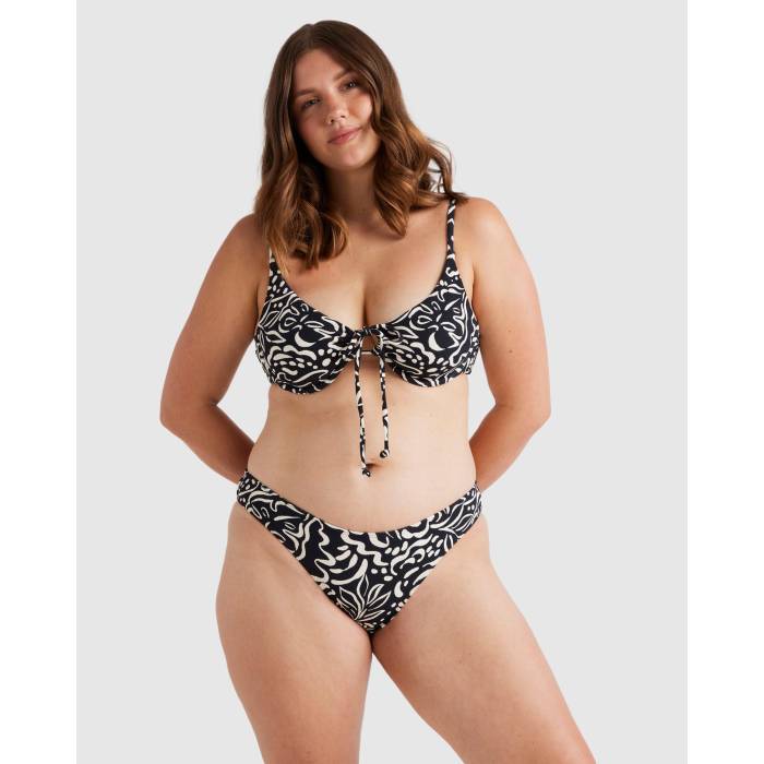 【★百貨店SALE★6/11真夜中2時迄】散らし広告ボン Billabong 【 Womens La Isla Bondi Bikini Bottom Womens Black Pebble 】 レディース 天使の都市 ズボン ボトムス レディース 黒いこと 黒いこと