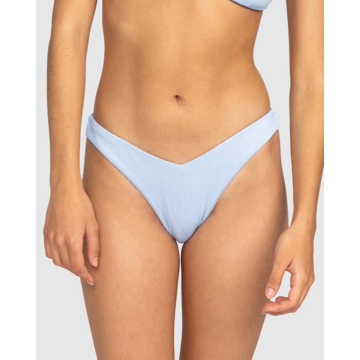 【★百貨店SALE★6/11真夜中2時迄】ロキシー Roxy 【 Womens Rib  Love Bikini Bottom Womens Bel Air Blue 】 レディース ズボン ボトムス レディース 青碧 青碧