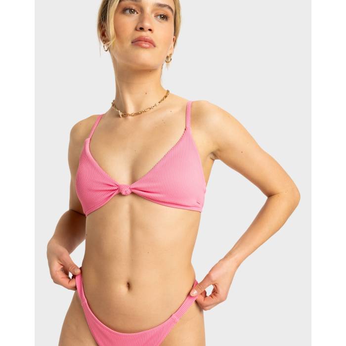 ロキシー Roxy 【 Womens Love The Surf Knot Bikini Top Womens Pink