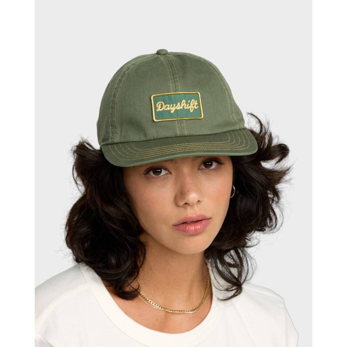【★百貨店SALE★6/11夜夜中2時迄】ルーカ Rvca 【 Womens Dayshift Dad Cap Womens Fir Green 】 レディース 旗がしら かぶり笠 レディース green 緑・緑であること