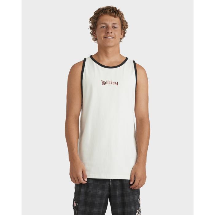 ビラボン Billabong 【 Mens Immortal Core Tank Top Mens Fog 】 メンズ コア タンクトップ メンズ