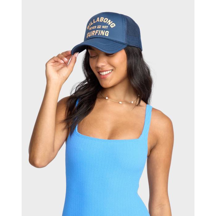 【★百貨店SALE★6/11夜夜中2時迄】散らし広告ボン Billabong 【 Womens Grandpa Trucker Cap Womens Navy 】 レディース トラッカー 旗がしら かぶり笠 レディース 紺色 米国海軍