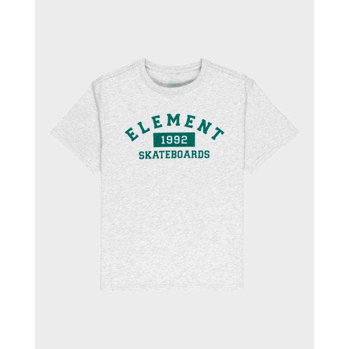 化学元素 Element 【 Boys 8-16 Home Team T-Shirt Mens Mid Grey Heather 】 Team 野球クラブ プルオーバー メンズ ミッド 薄墨色 薄墨色 heather ギョリュウモドキ