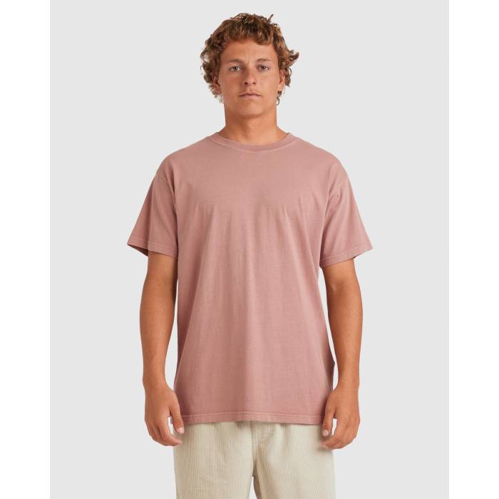 【★百貨店SALE★6/11真夜中2時迄】散らし広告ボン Billabong 【 Mens Premium Wave Wash T-Shirt Mens Dusty Rose 】 メンズ Premium 割り増し金 Wave ウェーブ・ウェイブ ティーシャツ メンズ Rose サクラ色