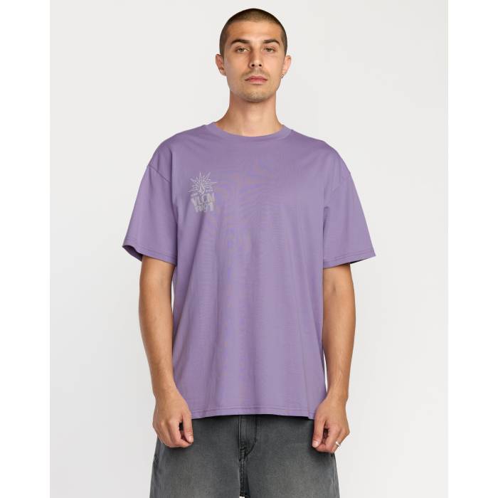 ボルコム Volcom 【 Mens Tune In T-Shirt Mens Purple Ash 】 メンズ プルオーバー メンズ Purple 紫・パープル