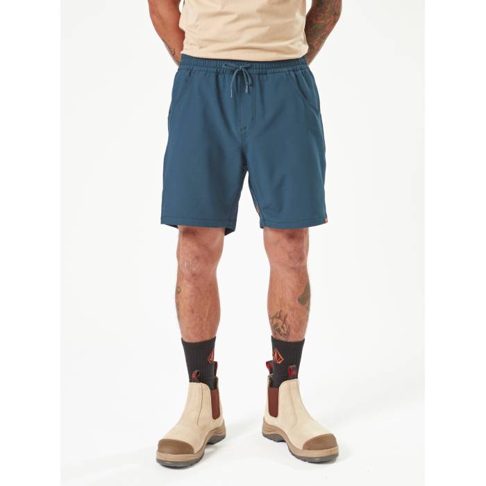 【★百貨店SALE★6/11十二時2時迄】ボルコム Volcom 【 Mens Rack Hybrid Shorts Mens Navy 】 メンズ Hybrid 変わり種 さる股引き メンズ 紺色 米国海軍