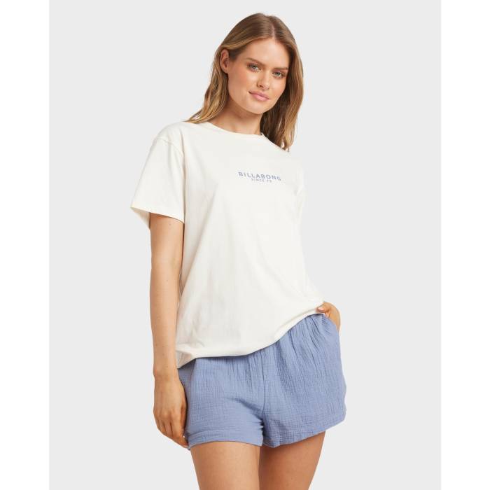 ビラボン Billabong 【 Womens Emerald Island T-Shirt Womens Salt Crystal 】 レディース Tシャツ レディース